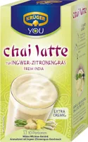 Krüger Chai Latte Typ Ingwer Zitronengras Fresh India 4er Pack