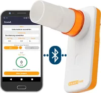 MIR SMART ONE Taschenspirometer Lungenvolumentester mit Bluetooth