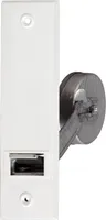 Maxi Einlasswickler mit Blende weiss 3,5 m, L-Abst. 135 mm