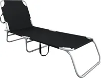 3-Bein Gartenliege Sonnenliege Campingliege Gartenliege L186xB55xH24cm