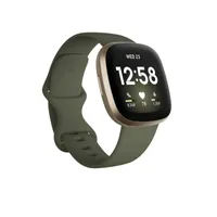 Fitbit Versa 3 olivová/mäkká zlatá
