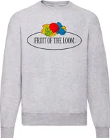 Classic Raglan Sweat ,Farbe: graumeliert - Vintage-Logo groß ,Größe: S