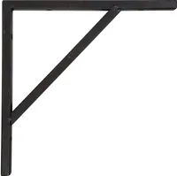 Regalträger Eisen Schwarz Vintage-Stil Industrial Regalhalter Regalwinkel 18x18cm