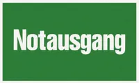 Schild Notausgan G             500140
