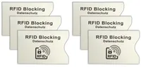 RFID / NFC Schutzhülle EC Kartenhülle Anti Skimming Kreditkartenhalter  Chipkarte 