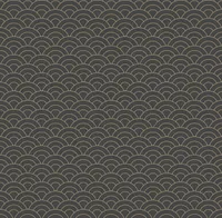 Sanders & Sanders Tapeta s motivem art déco v černé a zlaté barvě - 640364 - 53 cm x 10 m