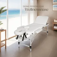 3 Zonen Massageliege Breite 61 cm, Polsterung 5 cm 210 x 95 x 90 cm