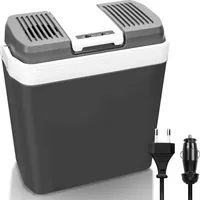 24L Kühlbox Elektrisch Mini-Kühlschrank 230V/12V für KFZ Auto Camping kühlt & wärmt mit ECO-Modus Kühltasche, Isoliertasche, Elektrische Kühlboxen