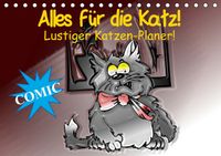 Calvendo Witziger Comic-Planer für Katze und Mensch! (Geburtstagskalender, 14 Seiten) 978-3-664-03508-3