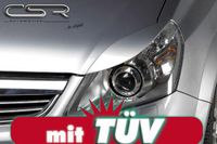 CSR Scheinwerferblenden für Opel Zafira B 05- Böser Blick Blenden Set ABS