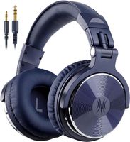 Over Ear Kopfhörer mit Kabel, 50mm Treiber, Bassklang, 6.35 & 3.5mm Klinke, Share-Port, Geschlossene DJ Headphones für Studio, Podcast, Monitor, Handy