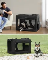 Skládací přepravka pro psy Feandrea, přepravní box pro psy, XXL, taška pro psy, tkanina Oxford