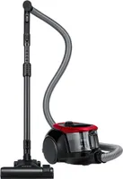 Vysavač Samsung VC07M2110SR/GE, vysavač s cyklonovým výkonem a turbínou proti zamotání, výkon 700W, sací výkon 180W, hlučnost 80dB, bezsáčkový typ, objem prachu 1,5L, Vitality Red