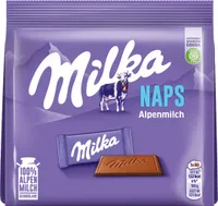 Milka Naps jednotlivé čokoládové tyčinky 119g
