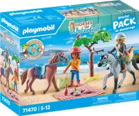 PLAYMOBIL Horses of Waterfall 71470 Reitausflug an den Strand mit Amelia und Ben