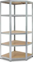 Avasco Avasco Regálová skriňa rohová - Regál 176x75x40x50cm - 5 políc - nosnosť 175kg na policu