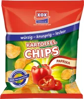 XOX bramborové lupínky paprika