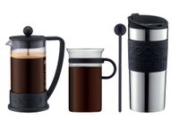Bodum Kaffeebereiter French Press Kaffee Set Tee Travel Mug Glass Spoon Becher