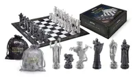 GROßES GESCHENK Glas Schach Spiel Set Glas Bord Matt Schach Stück 25cm 20cm