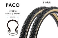 2 Stück 29 Zoll MTB Fahrrad Reifen 29x2.10 PACO Tires Mantel Decke 54-622 Retro