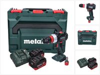 Metabo BS 18 LT BL Q akumulatorowa wiertarko-wkrętarka 18 V 75 Nm bezszczotkowa + 2x akumulator 8,0 Ah + ładowarka + metaBOX