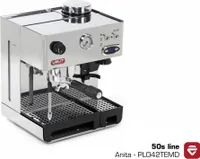 Lelit PL042TEMD, Espressomaschine, 2,7 l, Kaffeebohnen, Gemahlener Kaffee, Eingebautes Mahlwerk, 1200 W, Edelstahl