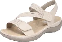 Rieker Damen Sandale Trekking Outdoor Stretch Klettverschluss 64870, Größe:39 EU, Farbe:Beige