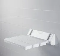 Allibert Duschklappsitz Usis - bis 150kg - weiß