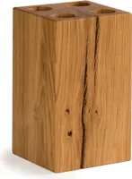 Kerzensäule aus hochwertigem Eichenholz (L x B x H): 15 x 15 x 25 cm