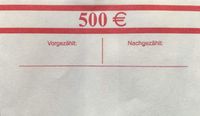 10 Euro Banderolen - Geldbanderole Papier für Geldbündel - 10 € Geldscheine bündeln - (10 Stück : 50 x 10 € Scheine)