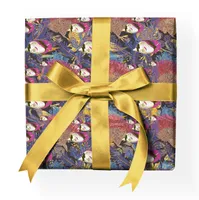 Unter Wasser Geschenkpapiermit tropischen Fischen, Korallen, lila - G23029, 32 x 48cm