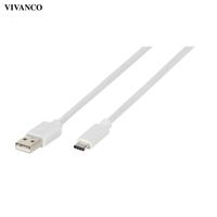 VIVANCO USB Type-C™ Daten- und Ladekabel, 0,2m
