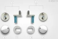 Befestigung  FÜR Ideal Standard, Roca, Grohe, Villeroy&Boch