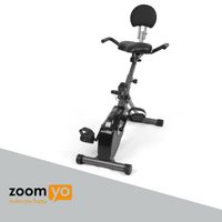 Rotoped Zoomyo s nízkym nástupom, ideálny pre seniorov, pre tréning v poloľahu šetrný k kĺbom, ergometer s 8 úrovňami odporu a tréningový počítač