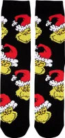 The Grinch Socken für Herren - Christmas Sneaker Herrensocken Schwarz, Größe:43-46