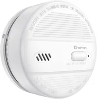 HEIMAN Rauchmelder mit 9V Batterie Brandmelder, Feuermelder EN14604 er Rauchwarnmelder mit Feueralarm und 10 Jahre Fotoelektrischem Sensor