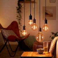 ZMH 3szt żarówka LED E27 lampa vintage - G80 retro żarówka Edisona 4W ciepła biel Żarówki dekoracyjne ciepła biel żarówki 2200K dla nostalgii i oświetlenia w domu restauracji kawiarni barze