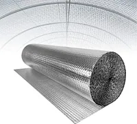 NAIZY folia odblaskowa grzejnika 3-4MM folia izolacyjna na dach, podłogę, ściany - dwuwarstwowa izolacja z folii aluminiowej, nietoksyczna, izolacja cieplna, dźwiękoszczelna (1 × 15M)