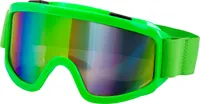 Retro Ski Brille in Neon Farben - 80er Jahre Brille Grün