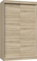 Kleiderschrank 120 cm mit Schiebetüren RANNO 1 – Eiche sonoma