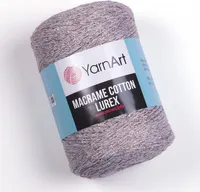 Makramee-Baumwoll-Lurex-Garn 250 g 727