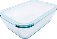 Steuber Cloc Frischhaltedose aus Glas, 1000 ml, rechteckig, Glas bis 400°C