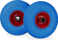 relaxdays Sackkarrenrad Vollgummi im 2er Set