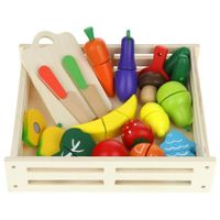 Holz-Schneidebox für Gemüse und Obst