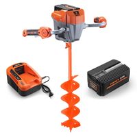 40V Akku Erdbohrer E808T inkl 150mm Aufsatz, Akku und Ladegerät FUXTEC