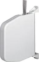 Mini Schwenkwickler aufklappbar weiss m. 5 m Gurt (grau)