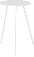 Mica Decorations Seatle Gartenbeistelltisch - H58 x Ø38 cm - Metall - Weiß