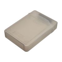 3,5 Zoll staubdestellte Kunststoff -IDE SATA HDD Festplatte Scheibe Speicherbox Hülle Abdeckung-Grau