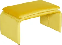 Polsterhocker B/H/T 61 x 34,5 x 40 cm Vance Gelb