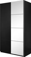 Zrcadlová skříň MARCELA - šířka 120 cm, černá
